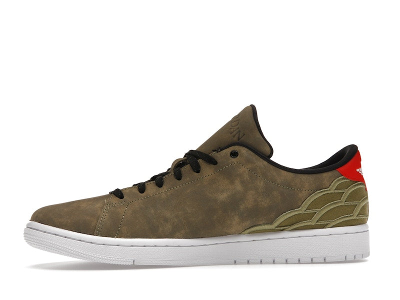 Jordan 1 Centre Court Oil Green