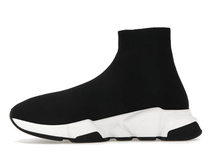 Balenciaga Speed Graffiti Trainers White Black Logo (Women's)