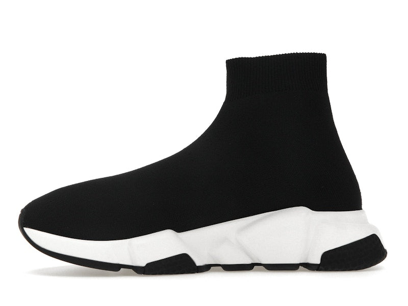 Balenciaga Speed Graffiti Trainers White Black Logo (Women's)