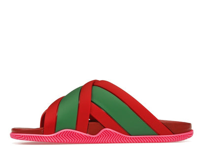 Gucci Web Slide Pink Rubber (Women's)
