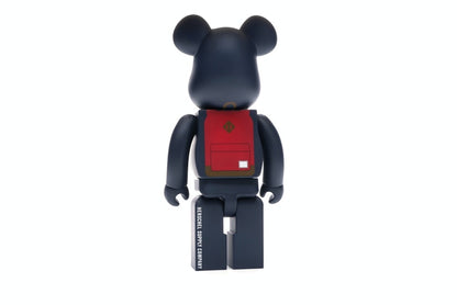 Bearbrick Medicom Herschel Peacoat 100% & 400% Set Navy