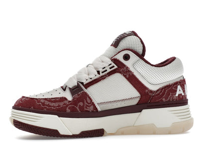 AMIRI MA-1 Bandana Denim Burgundy
