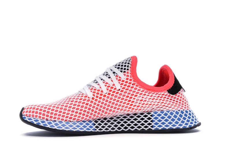 adidas Deerupt Solar Red Bluebird