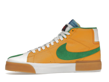 Nike SB Zoom Blazer Mid Edge Safety Orange University Gold