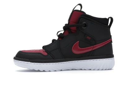 Jordan 1 High React Black Noble Red