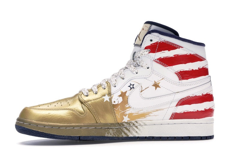 Jordan 1 Retro Dave White Wings For the Future Gold
