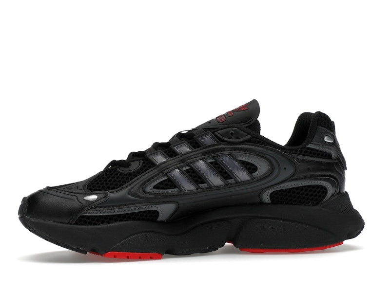 adidas Ozmillen Core Black Grey Better Scarlet