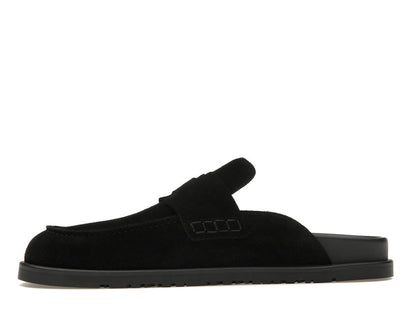 Hermes Go Mule Noir Suede Calkfskin (Men's)