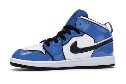 Jordan 1 Mid Signal Blue (PS)