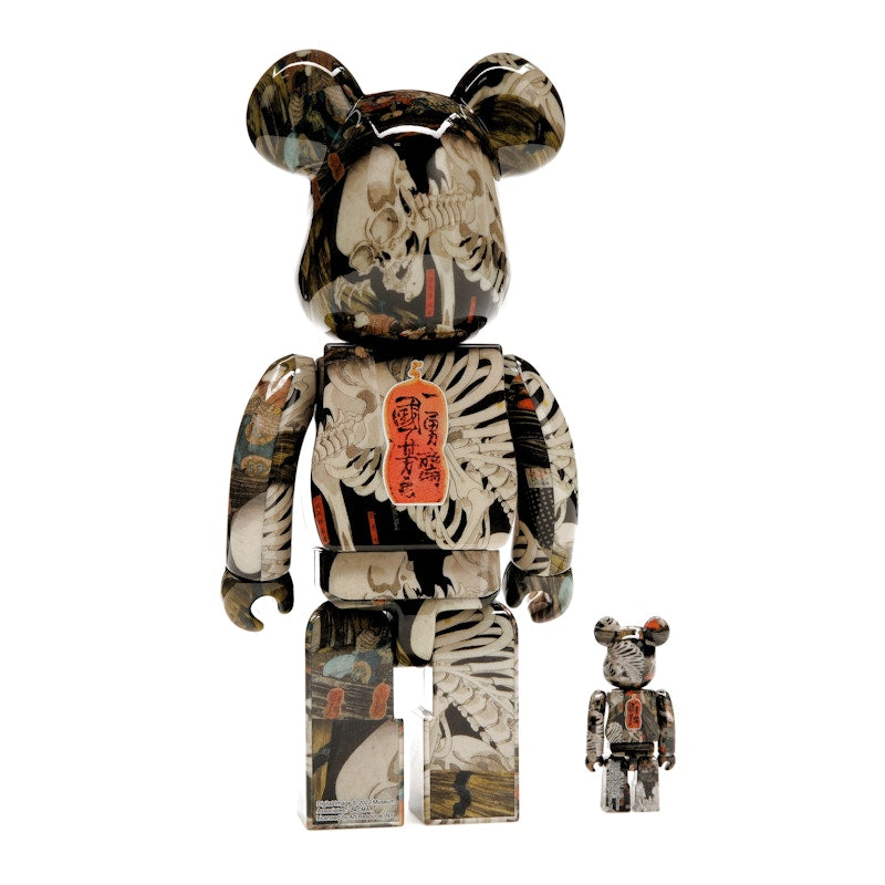 Bearbrick Utagawa Kuniyoshi (The Haunted Old Palace at Soma) 100% & 400% Set
