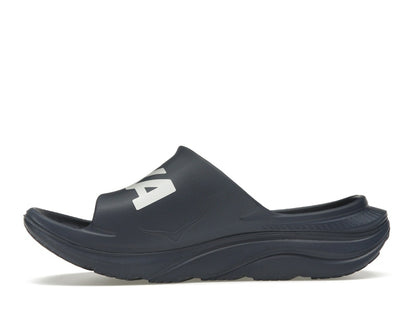 Hoka One One Ora Athletic Slide Varsity Navy White