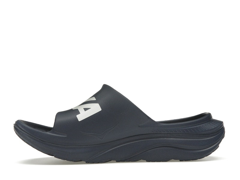 Hoka One One Ora Athletic Slide Varsity Navy White