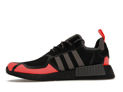 adidas NMD R1 Core Black Solar Red Grey