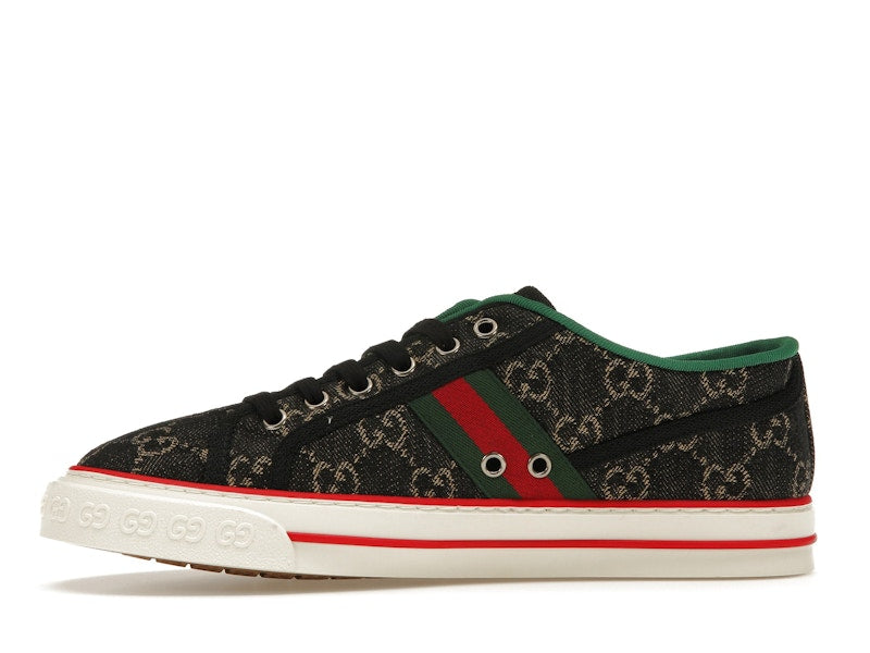 Gucci Tennis 1977 GG Logo Black Multi