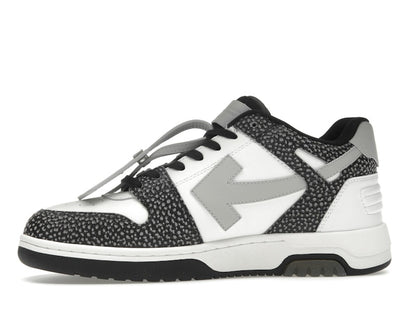 OFF-WHITE Out Of Office OOO Low Tops Black Grey with Dots