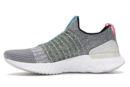 Nike React Phantom Run Flyknit 2 Flash Crimson Baltic Blue
