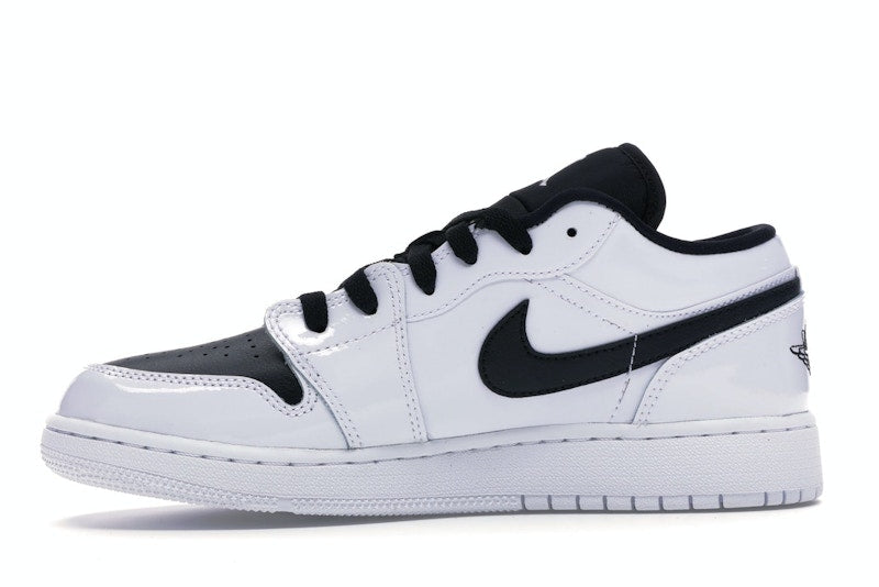 Jordan 1 Low White Black Patent (GS)