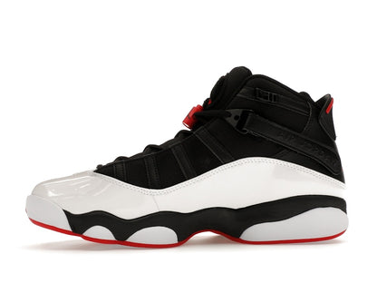 Jordan 6 Rings Black White Varsity Red