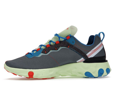 Nike React Element 55 Volt Dark Grey Photo Blue