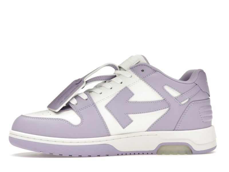 OFF-WHITE Out Of Office Calf Leather White Lilac