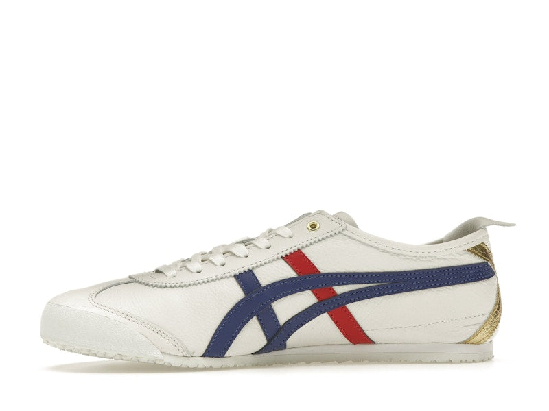 Onitsuka Tiger Mexico 66 White Blue Red Metallic Gold