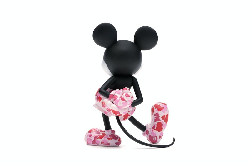BAPE x Mickey Mouse 90th Anniverary Figure Red Camo