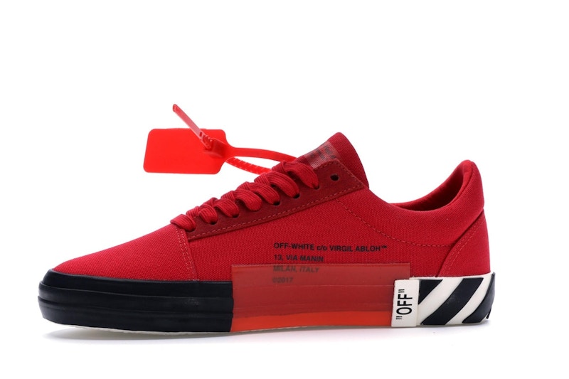 OFF-WHITE Vulc Low Red