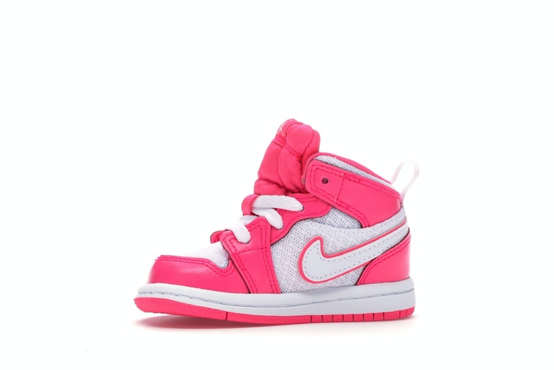 Jordan 1 Mid Hyper Pink White (TD)
