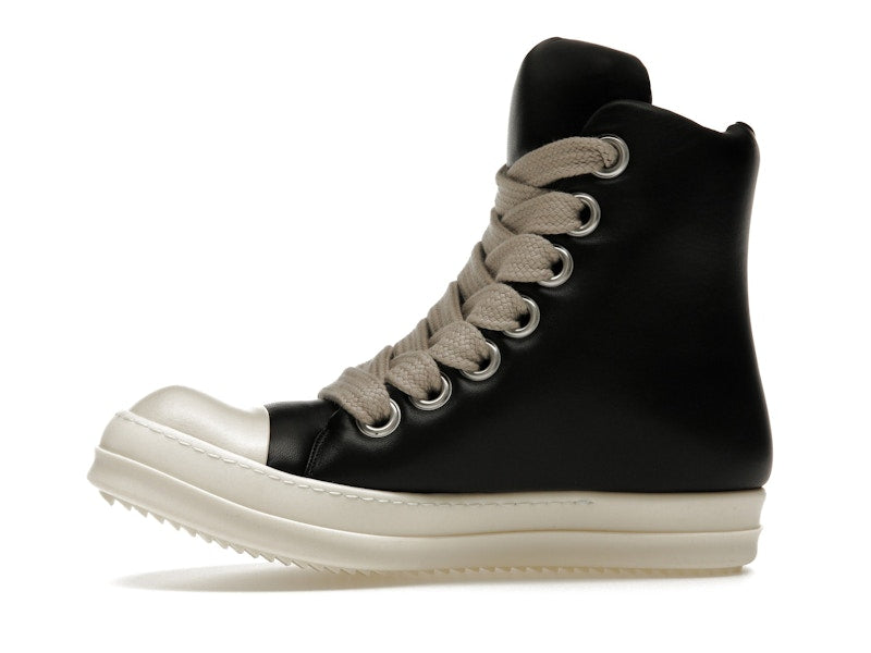 Rick Owens Jumbo Lace Padded Sneaks Black Milk