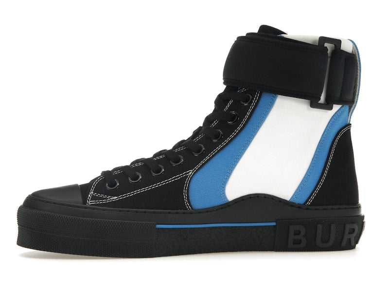 Burberry Sub High-Top Laced-Up Trainer Black Blue White