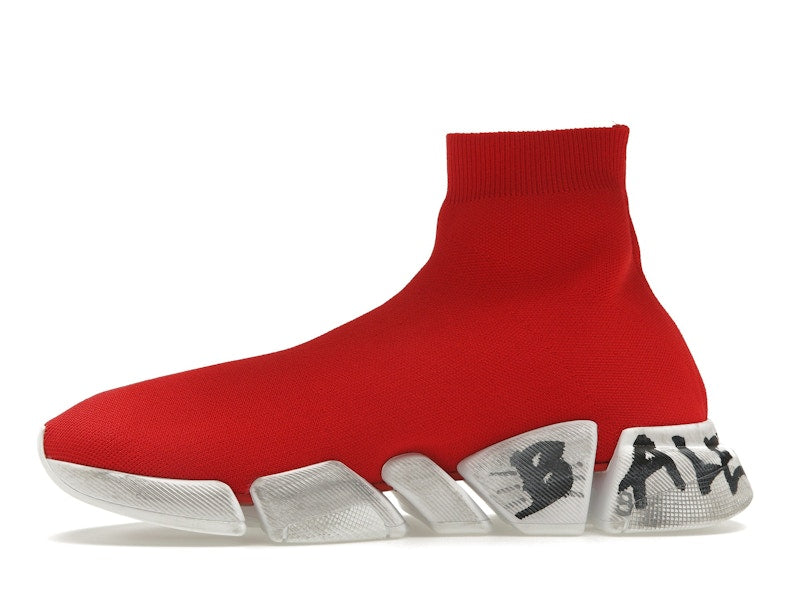 Balenciaga Speed 2.0 Graffiti Red White