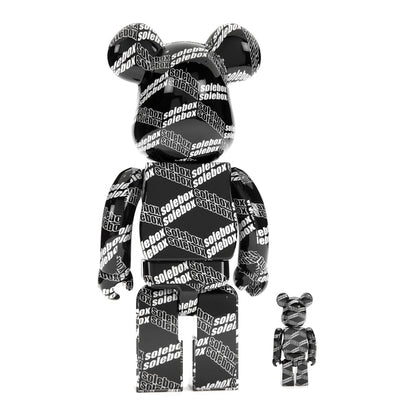 Bearbrick x Solebox Pattern 100% & 400% Set
