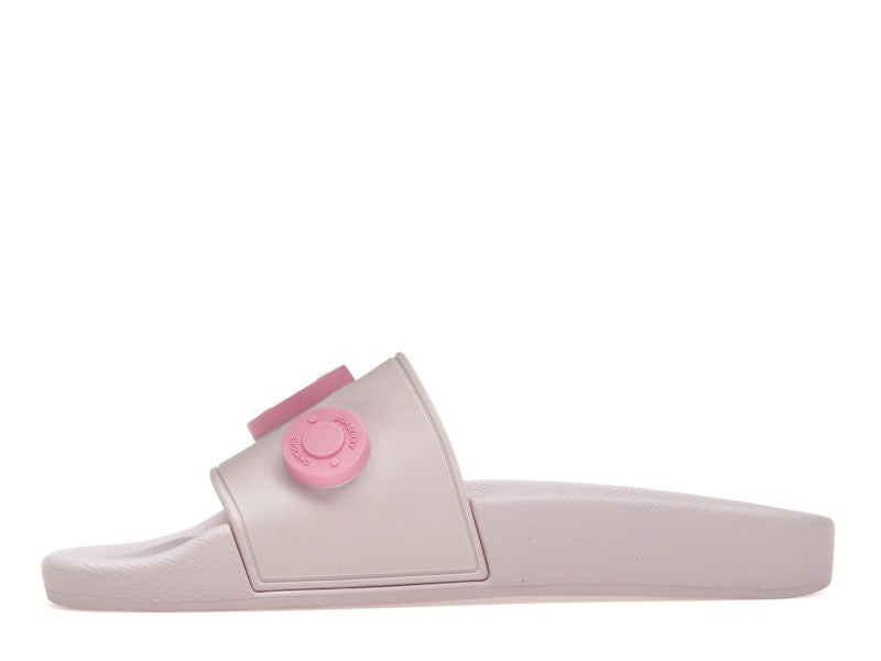 Burberry Logo Graphic Rubber Slide Pale Candy Pink (Women's)