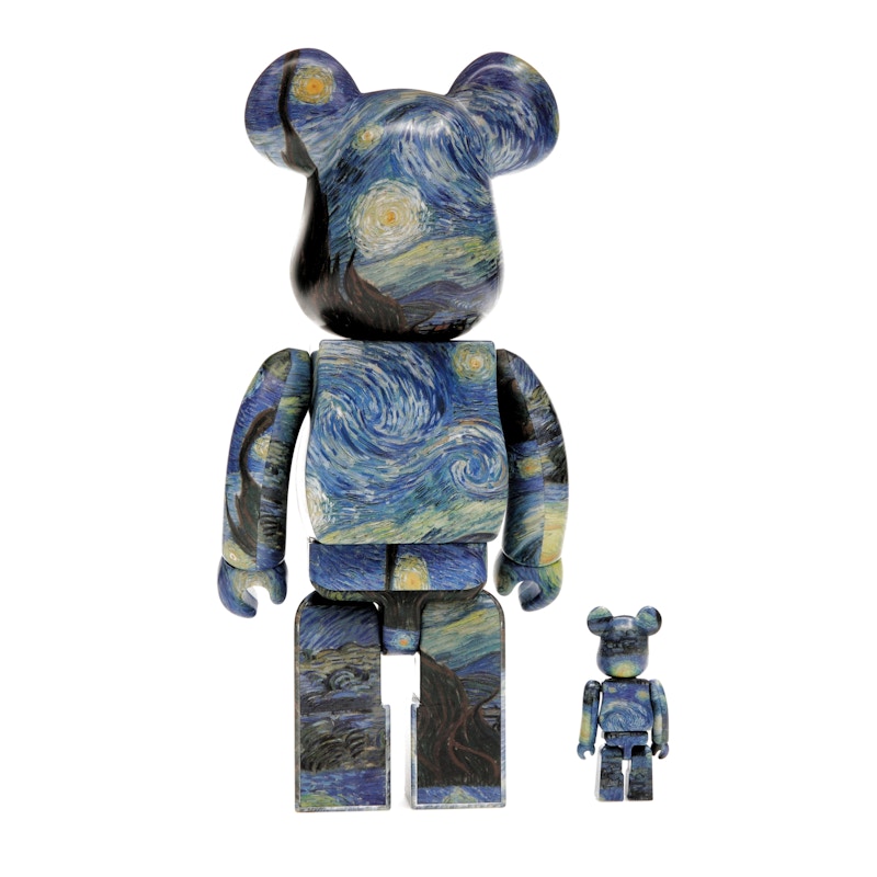 Bearbrick Vincent van Gogh The Starry Night 100% & 400% Set