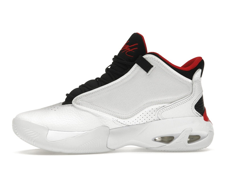Jordan Max Aura 4 White Black University Red
