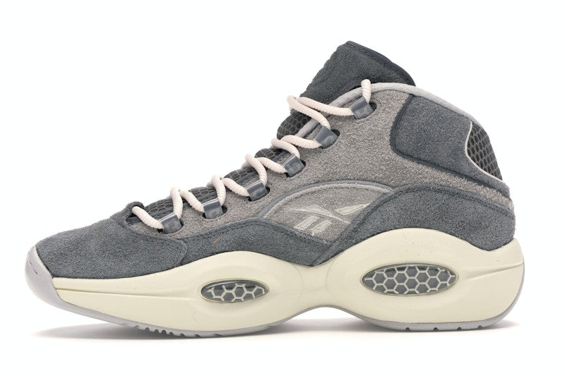 Reebok Question Mid Grey Suede