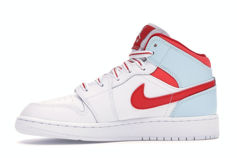 Jordan 1 Mid White Topaz Mist (GS)