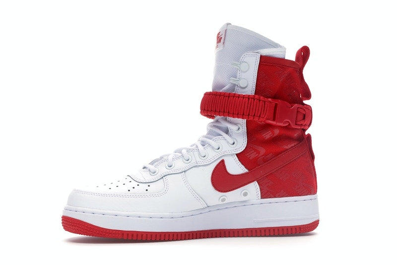 Nike SF Air Force 1 High White University Red