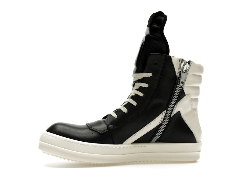Rick Owens Strobe Geobasket High Black Milk