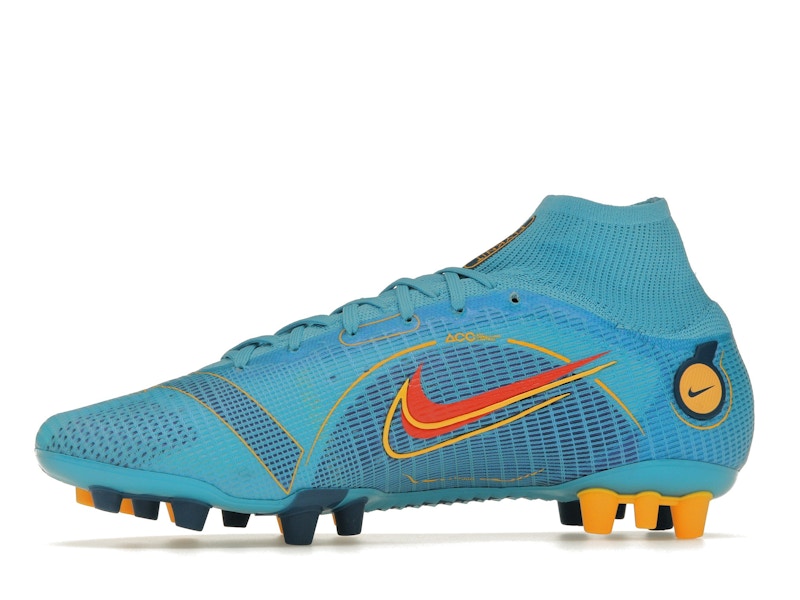 Nike Mercurial Superfly 8 Elite AG Chlorine Blue Laser Orange