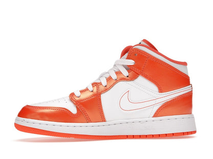 Jordan 1 Mid Metallic Orange (GS)