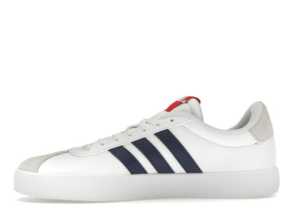 adidas Vl Court 3.0 Cloud White Dark Blue Better Scarlet