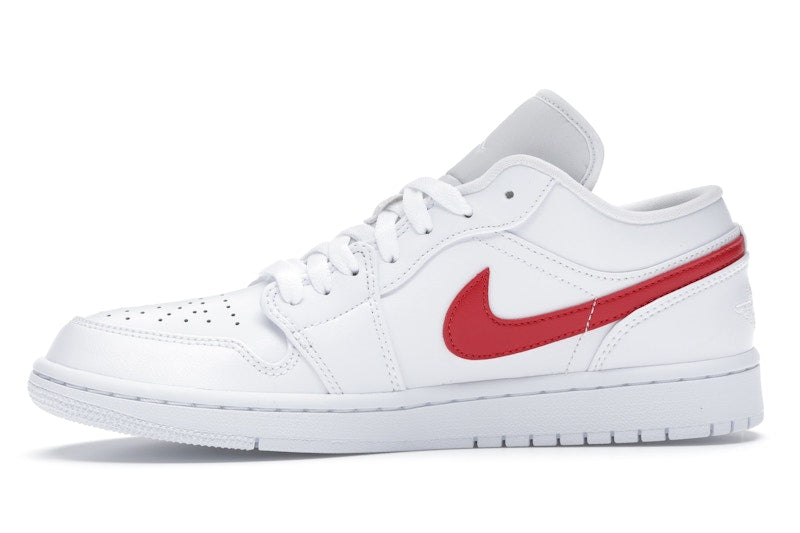 Jordan 1 Low White University Red (Women's)