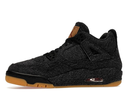 Jordan 4 Retro Levi's Black (GS) (Levi's Tag)