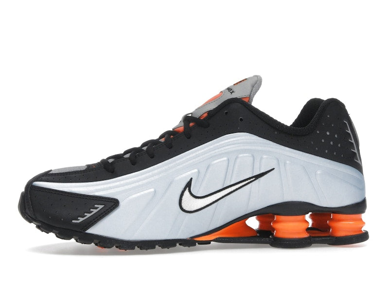 Nike Shox R4 Blue Tint Total Orange Black Metallic Silver (Women's)