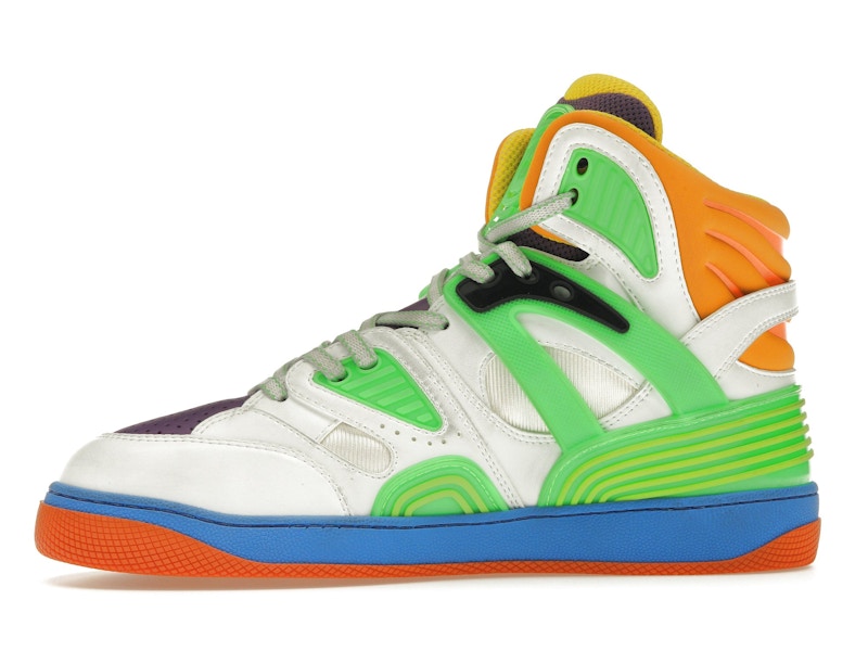 Gucci Basket White Demetra Green Purple Orange Blue