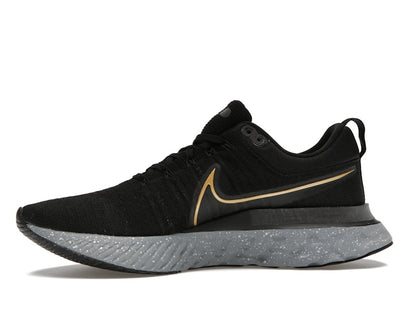 Nike React Infinity Run Flyknit 2 Black Gold