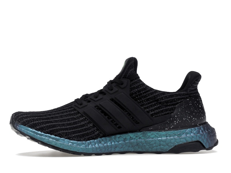 adidas Ultra Boost Black Green Zest