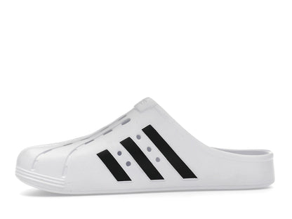 adidas Adilette Clog White Black