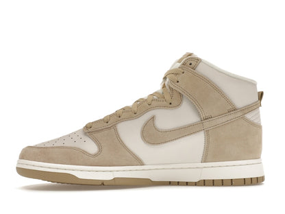 Nike Dunk High Tan Suede White